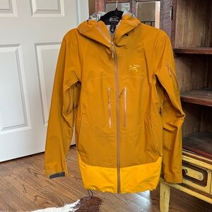 Arc'teryx Golden Yellow Hooded Jacket